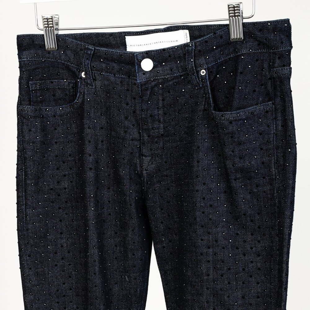 Victoria Beckham Black Cropped Pants